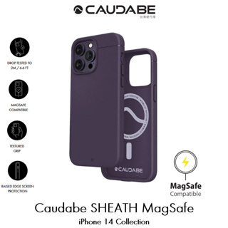 Caudabe SHEATH MagSafe iPhone 14 Pro/14 ProMax 磁吸防摔保護殼 深紫