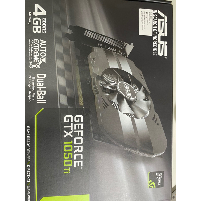 ASUS Phoenix GeForce® PH-GTX 1050TI 4G 顯示卡