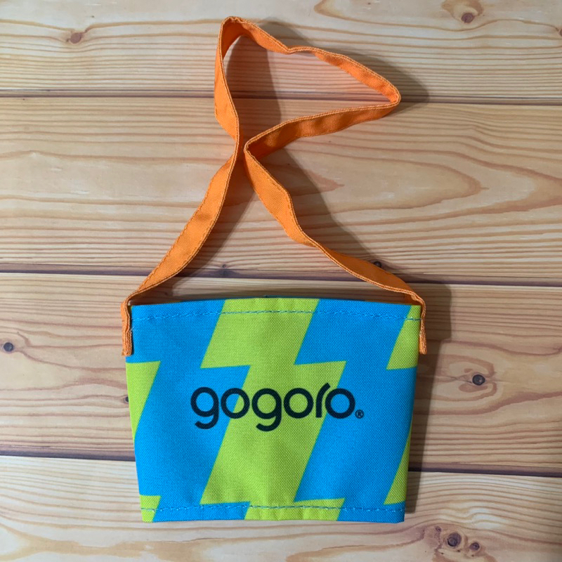 Gogoro原廠全新 藍綠色飲料提袋 手搖環保提袋