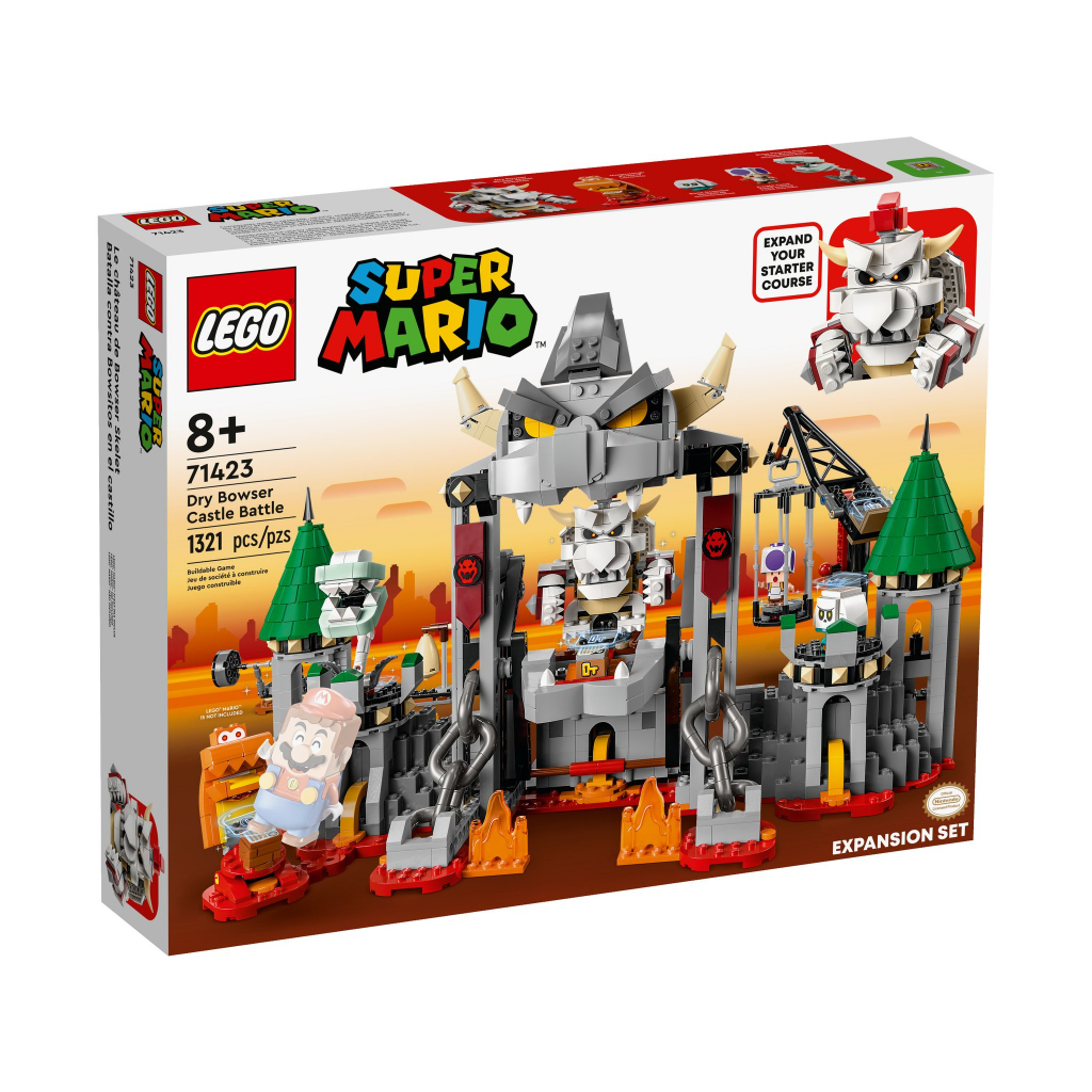 ||高雄 宅媽|樂高 積木|| LEGO“ 71423 枯骨庫巴城堡大戰 超級瑪利歐系列"