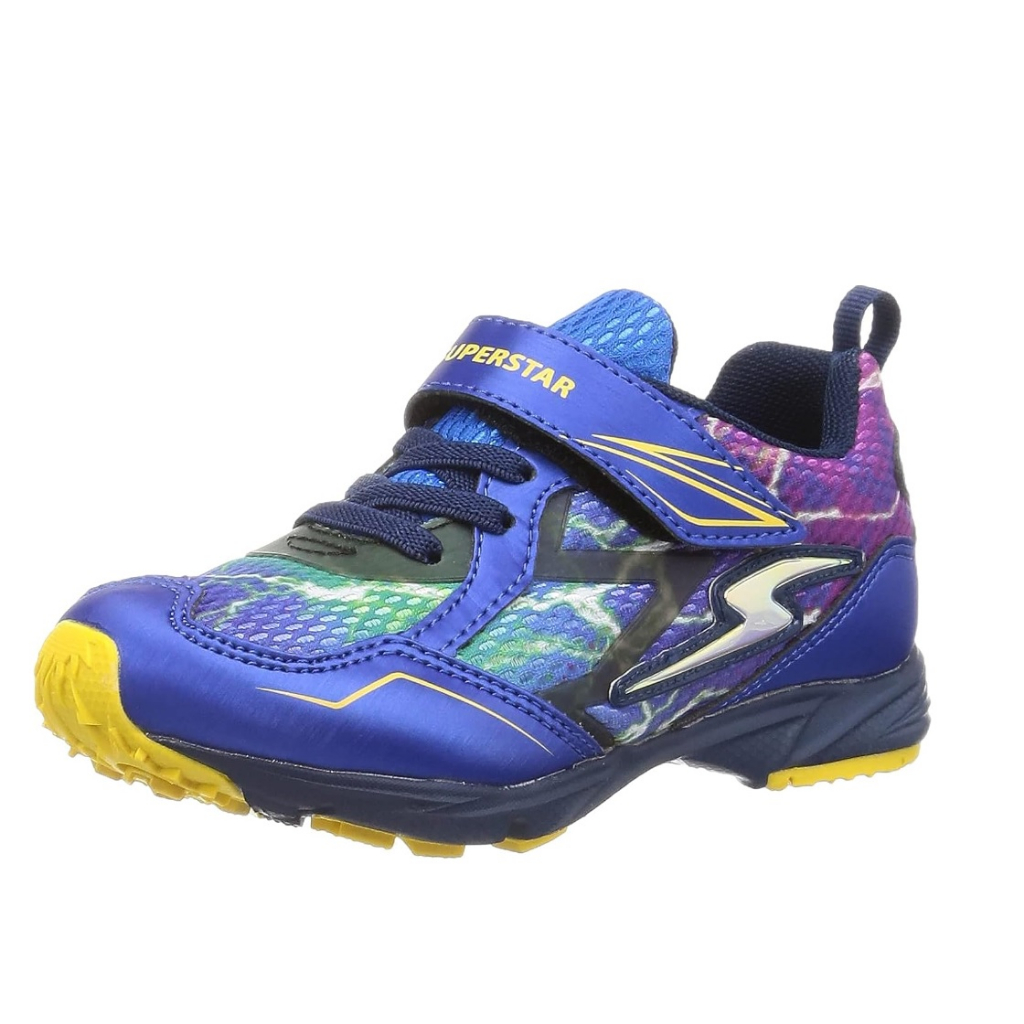 MOONSTAR 月星童鞋  閃電競速衝刺系列 寬楦耐磨運動鞋  K10485 19碼