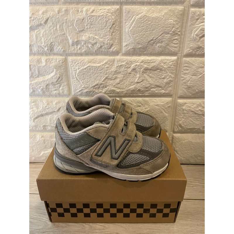 [二手］New Balance 990 小童 元祖灰 魔鬼氈 運動鞋