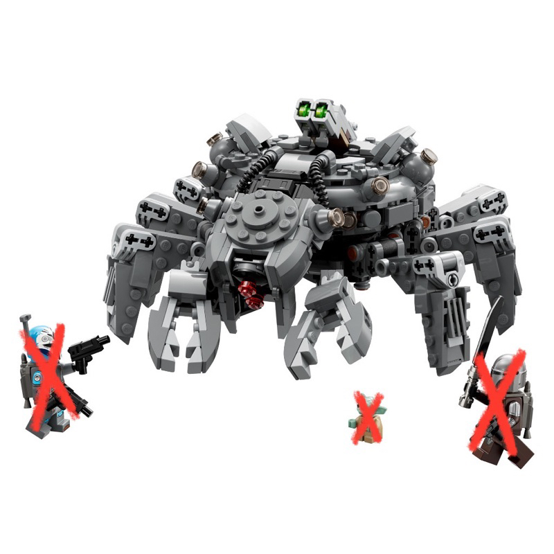 [拆賣全新未組] LEGO 75361 載具 無人偶及其配件
