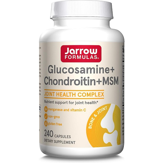 府城營養網Jarrow Formulas葡萄糖胺軟骨素Glucosamine+Chondroitin+MSM(240裝)