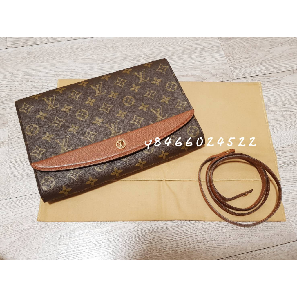 二手美品 真品 LV WOC 斜背包 手拿包 信封包 vintage 復古款 超美品