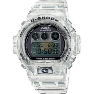 ∣聊聊可議∣CASIO 卡西歐 G-SHOCK 40周年透明限量版透視機芯手錶 DW-6940RX-7