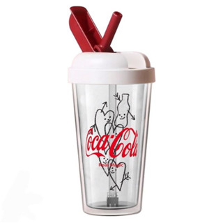 ✨全新【可口可樂Coca Cola】有愛吸管杯