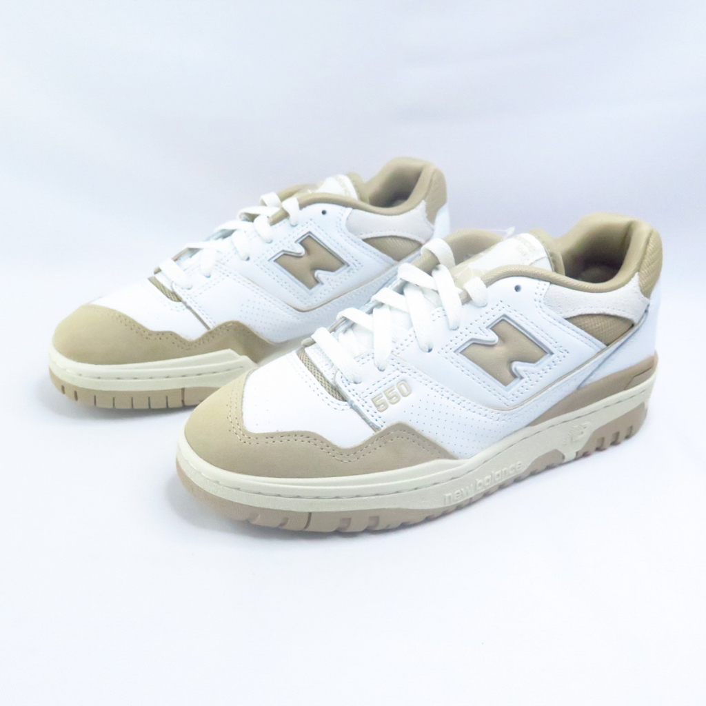 New Balance 550 男女 復古 休閒鞋 宋芸樺著用款 BB550NEC 白x奶茶【iSport愛運動】