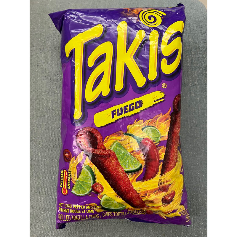現貨 快速出貨 加拿大直送 加拿大🇨🇦超人氣Takis fuego 檸檬辣 甜辣椒 起司辣 洋芋片