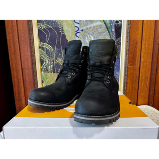 [二手] Timberland 男款黑色全粒面皮革Rugged防水6吋靴 US9.5(27.5cm)