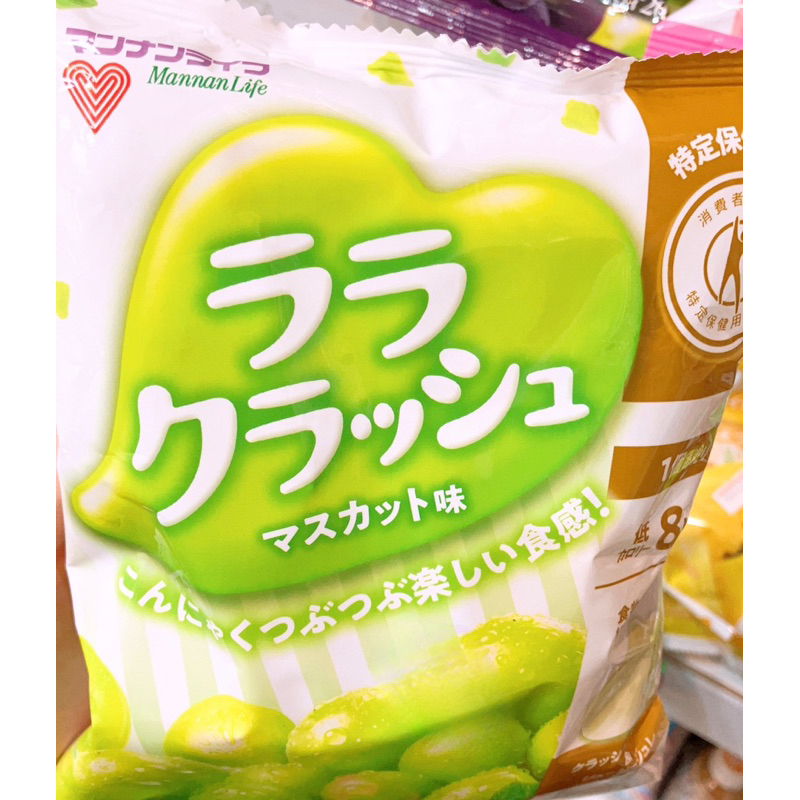【亞菈小舖】日本零食 Mannanlife 蒟蒻果凍 麝香葡萄風味 192g【優】