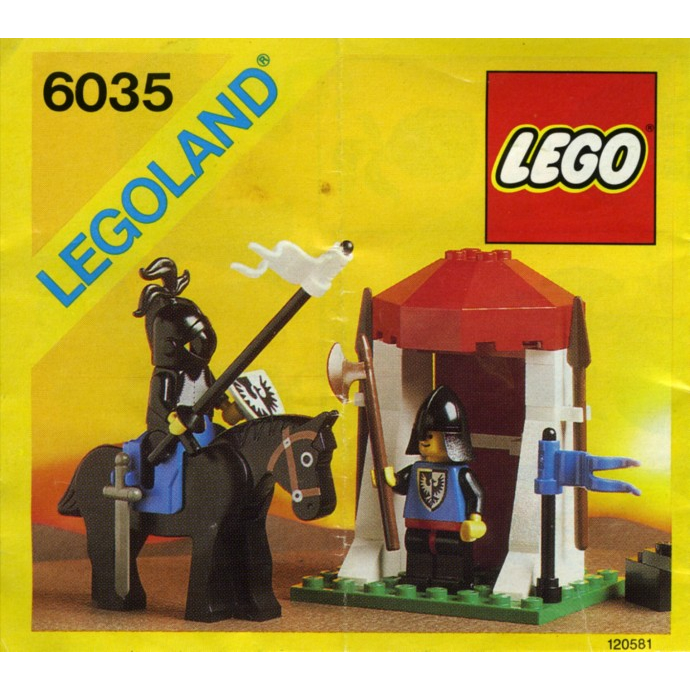 樂高 Lego 6035 Castle Guard 無盒有書