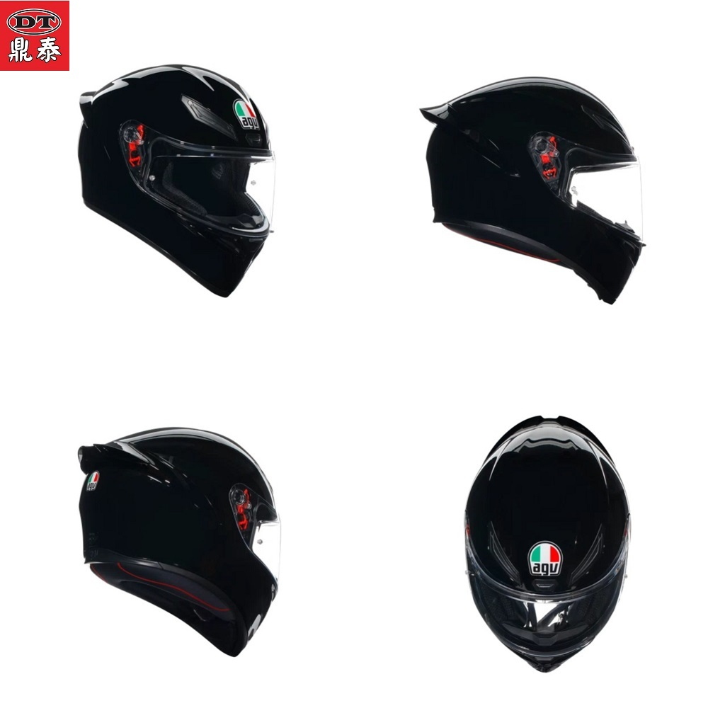 鼎泰安全帽 AGV K1-S BLACK 亮黑 素色 全罩安全帽 K1S 亞洲版 公司貨