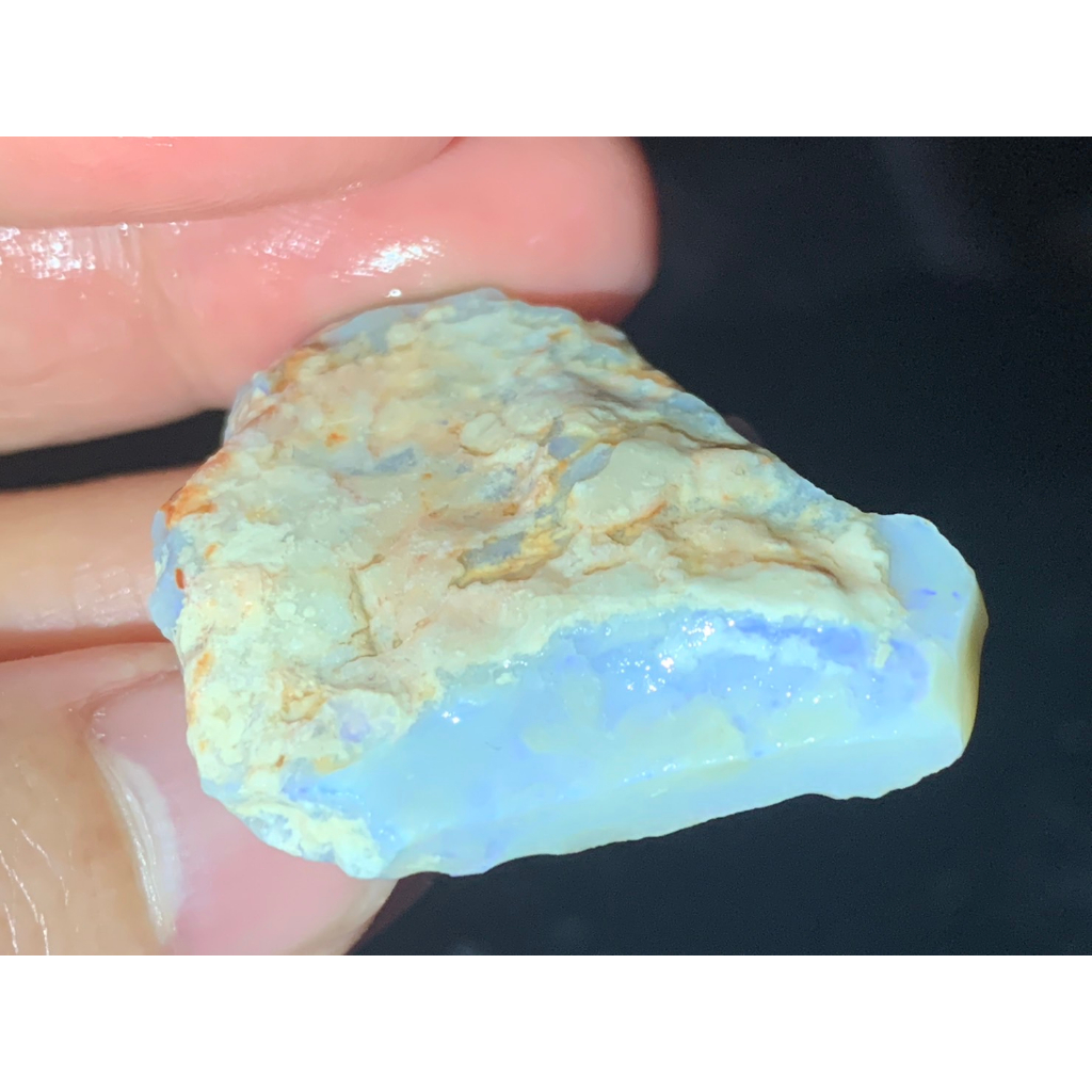 茱莉亞 澳洲蛋白石 原礦 原石 編號Ｒ109 重40.8克拉 rough opal 歐泊 澳寶 閃山雲 歐珀