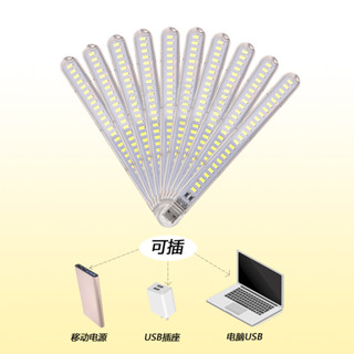庫存不用等-【no】-高亮LED小檯燈 宿舍臥室床頭5V USB小夜燈 24燈珠 12W 可擕式燈 A20 [3693現