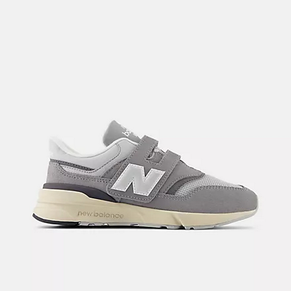 NEW BALANCE 休閒鞋 運動鞋 997系列 魔鬼氈 童鞋 幼童 中性款 男女款 灰 PZ997RHA-W