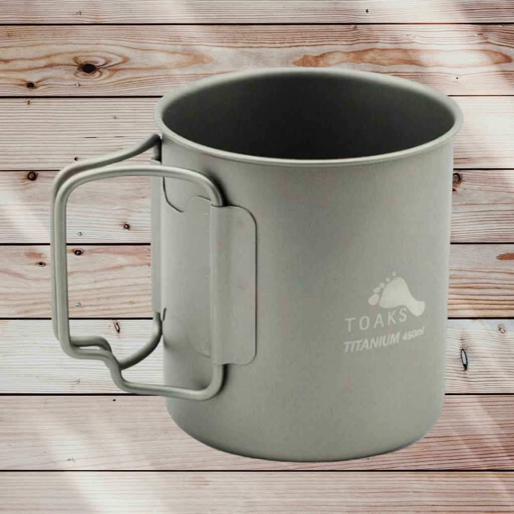 現貨不用等 Toaks Titanium 450ml Cup 輕量鈦材質摺疊杯