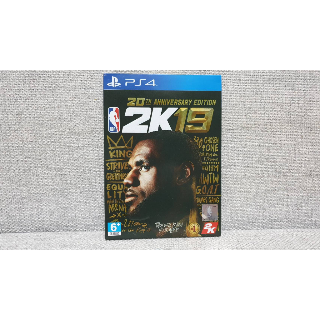 PS4 二手 NBA 2K19 20週年紀念版 中文版