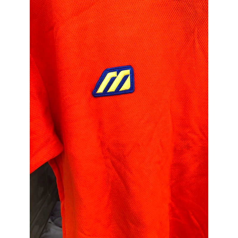 MIZUNO 美津濃 統一獅橘色配色短袖T恤熱身上衣