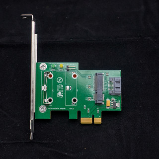伽利略 MSata SSD PCI-E插槽式擴充卡 附贈SATA線
