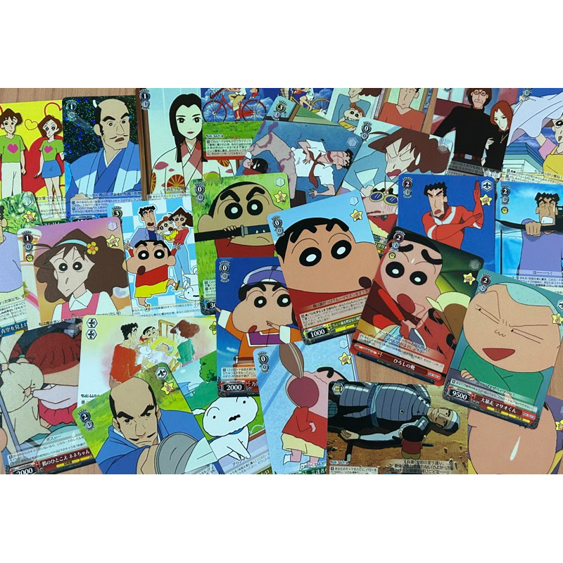 全新 現貨 日本 WS 蠟筆小新 卡牌 小卡 野原廣志 野原美冴 小葵 小白 正男 阿呆 風間 妮妮 野原新之助