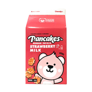 熊寶寶鬆煎餅 草莓牛奶口味 40g
