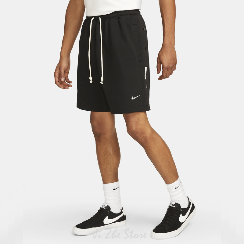 【吉喆】促銷↘ Nike Dri-FIT 排扣 側邊 拉鍊 口袋 混紡 排汗棉 短褲 籃球短褲 FB6922-010