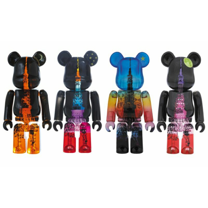 2008~2014 TOKYO TOWER BE@RBRICK 東京鐵塔 透光 100% 限定全套4款