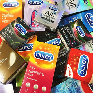 Durex杜蕾斯保險套超薄/飆風碼持久/超潤滑/更薄型/螺紋/凸點/活力/激情/Air輕薄幻隱(任選)