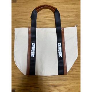❤️現貨❤️全新Skechers 帆布托特包 手提袋 環保袋 購物袋