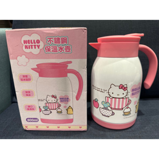 三麗鷗正版授權 KITTY 不鏽鋼保溫水壺 800ML