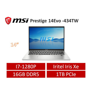 MSI Prestige 14Evo B12M-434TW