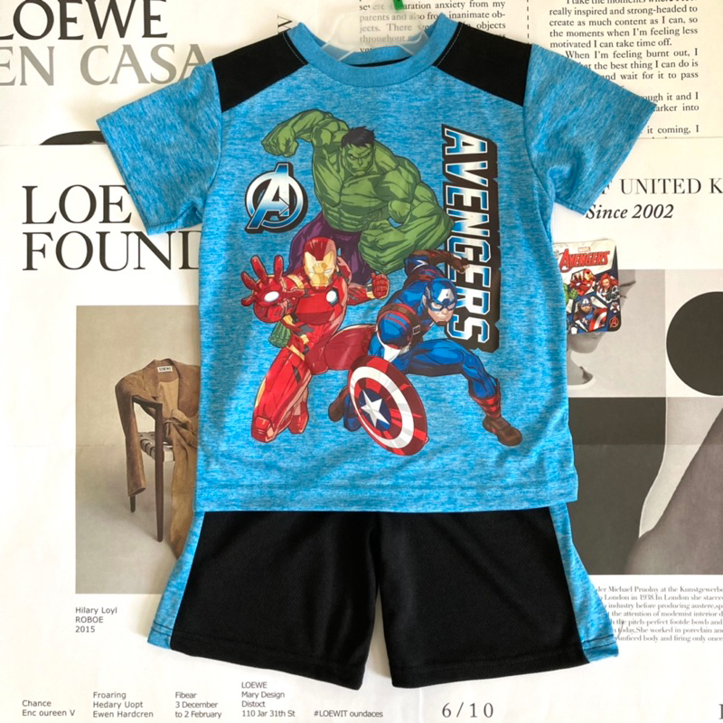 美國童裝 Marvel/漫威 復仇者聯盟運動套裝