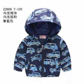 🏷️實拍圖現貨24小時出貨 🌈🔔🌈兒童秋季小汽車🚗防風外套內層小刷毛