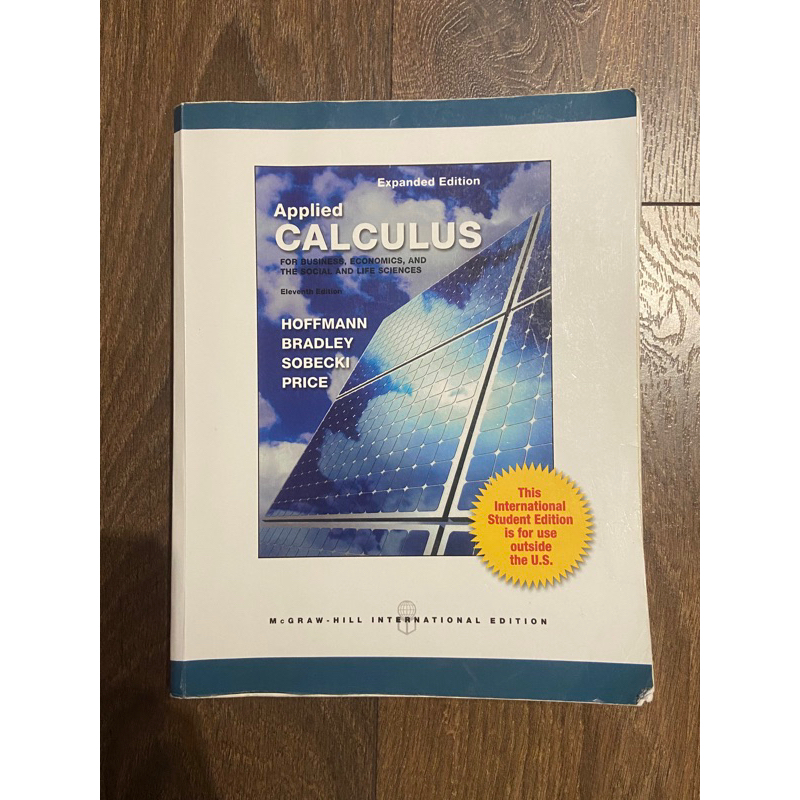 Applied Calculus 11e ｜微積分原文書