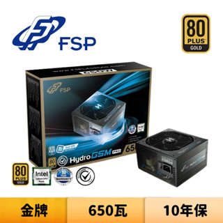 FSP 全漢 Hydro GSM PRO 650W 650瓦 金牌 電源供應器