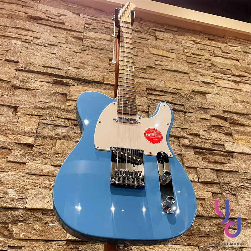 終身保固贈千元配件 Fender Squier Sonic Tele 藍色 電吉他 楓木指板 單線圈
