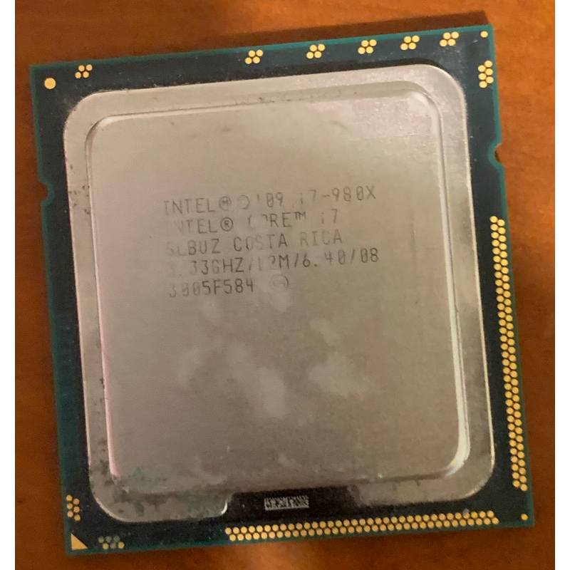 Intel Core i7-980X 3.33G / 12M 6C12T 模擬12核 LGA 1366 X58頂級處理器