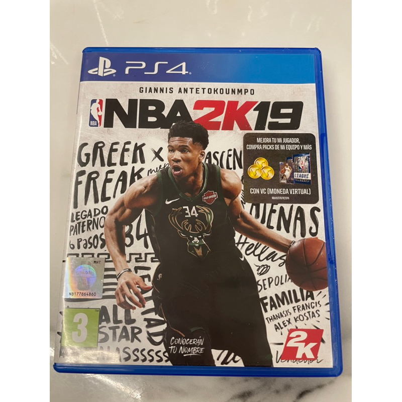 ps4 二手遊戲片 nba2k19