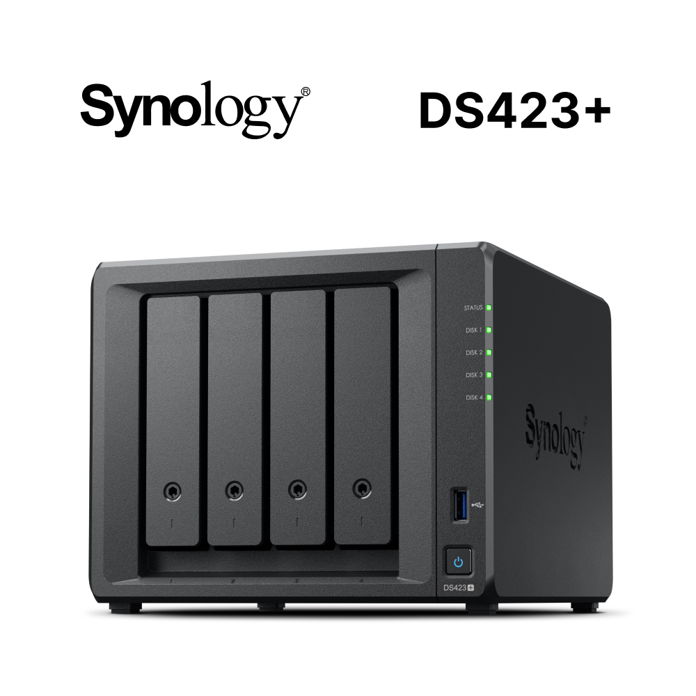 【酷3C】Synology 群暉 DS423+ 2.7GHz 4Bay 2G NAS 網路儲存 伺服器