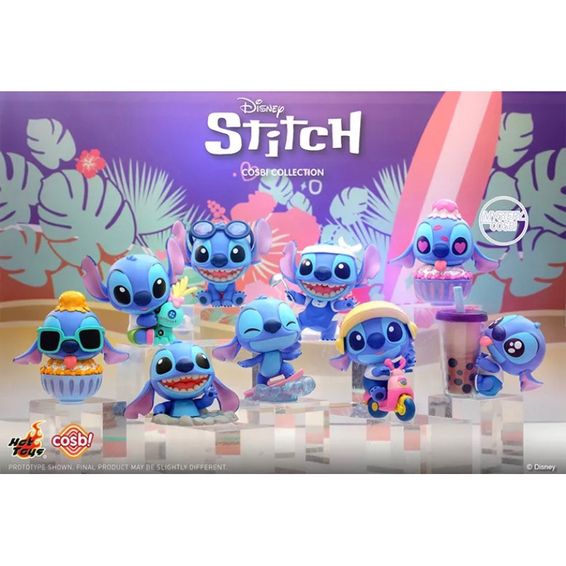 免運 確認款正版 迪士尼 星際寶貝旅行史迪奇系列Stitch Hot Toys Cosbi盲盒 盒玩 盒抽 溫泉刨冰坐姿