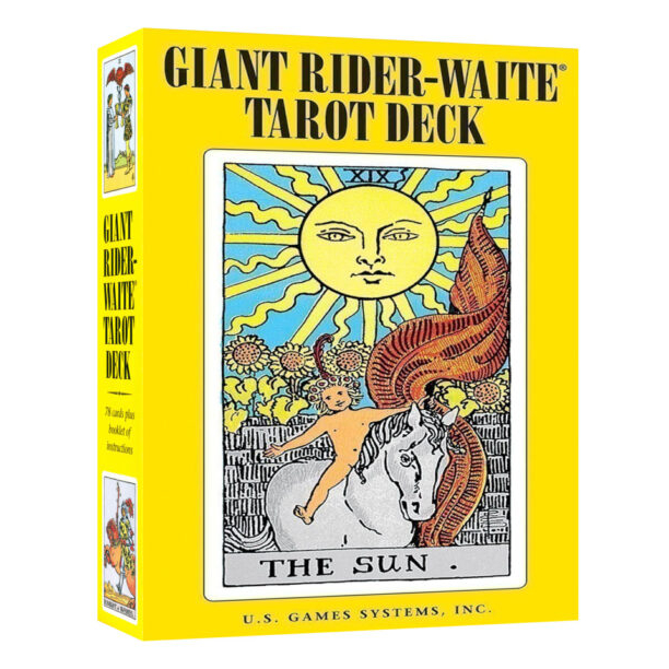 中232 ◈光之海◈ 萊德偉特教學牌（巨人版）Giant Rider Waite Tarot 78張 送中文說明電子檔