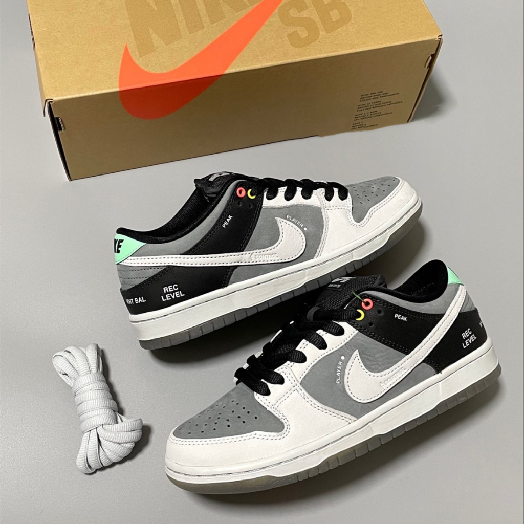 ISNEAKERS Nike SB Dunk Low "Camcorder" 黑灰白 攝影機 CV1659-001