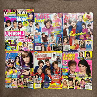 One Direction 小賈斯汀 pop star西洋歌手 tiger beat teen 歐美雜誌