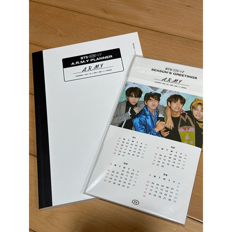 BTS 2017 年曆-筆記本