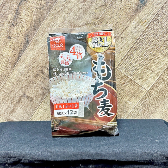 現貨 日本 HAKUBAKU 黃金糯麥 糯麥 食物纖維 日本米 大麥 日本大麥 12袋