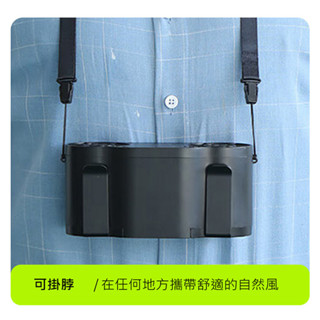 USB 10000mAh掛腰風扇 腰掛風機 工地降溫神器 便攜式腰間小空調 腰間風扇 隨身風扇 移動風扇 掛脖風扇 電扇