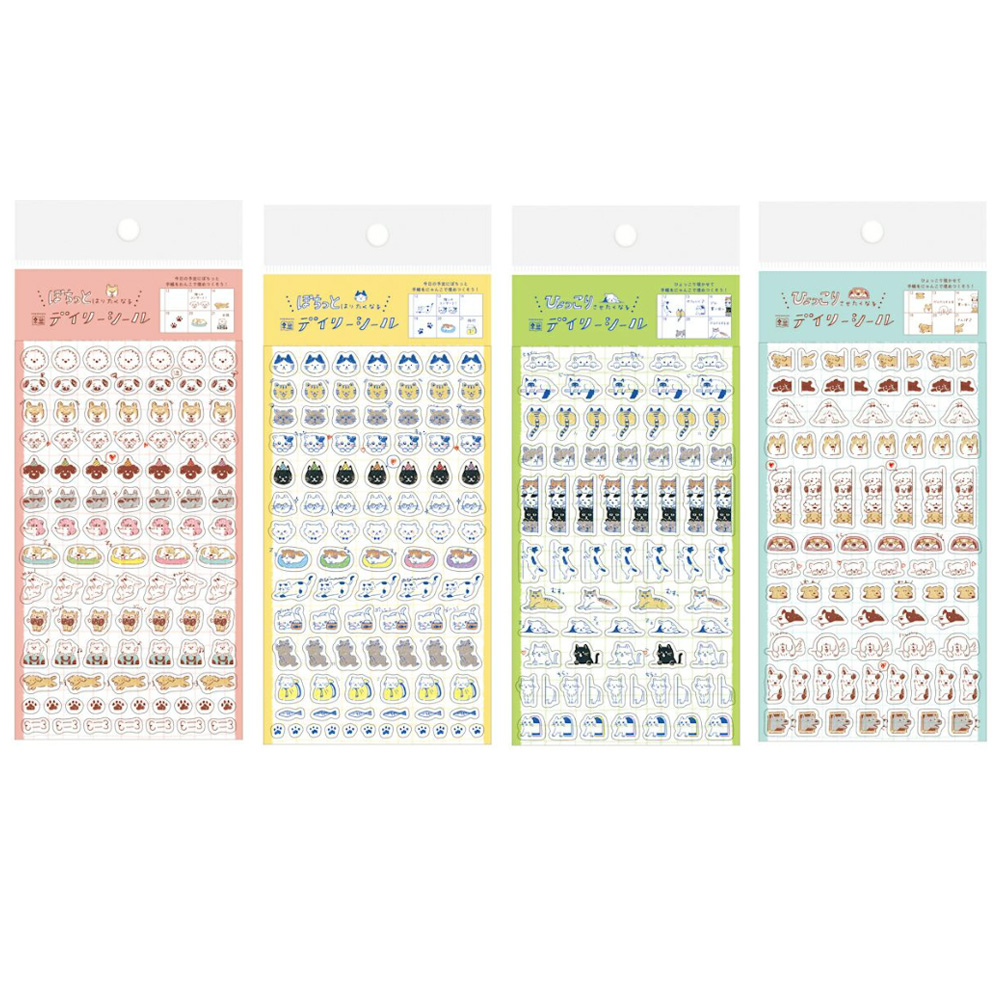 古川紙工 2023夏季 私日和系列 PET透明造型貼紙 共四款 ( QS161~QS164 )
