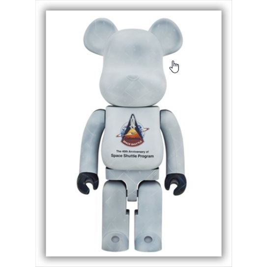 全新未拆現貨,保證正品1000%bearbrick BE@RBRICK SPACE SHUTTLE NASA太空梭