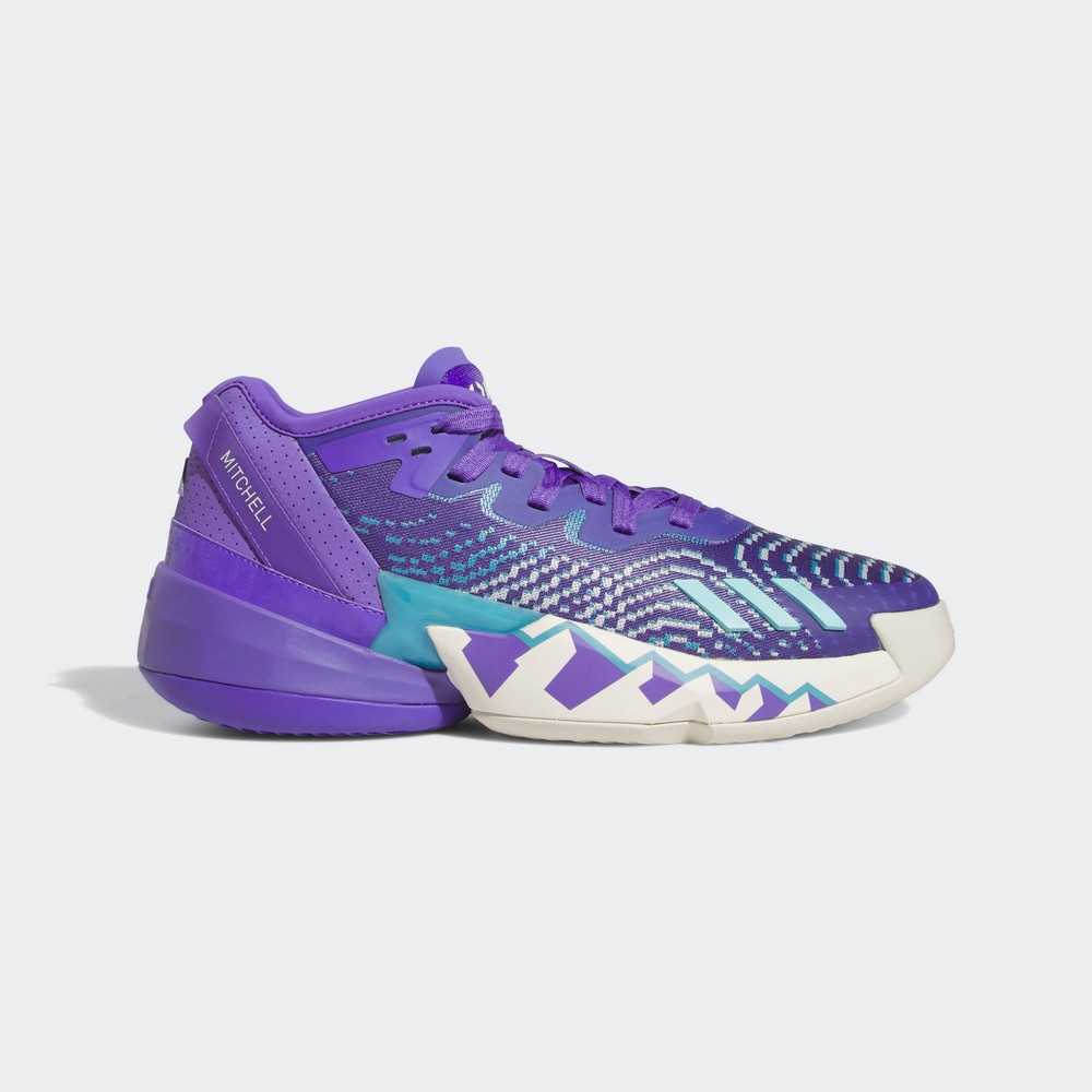 ADIDAS 籃球鞋 運動鞋 D.O.N. Issue 4 男女款 中性款 HR0710 紫色